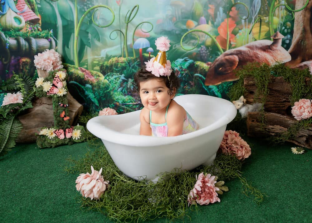 bubble bath photo session Houston TX