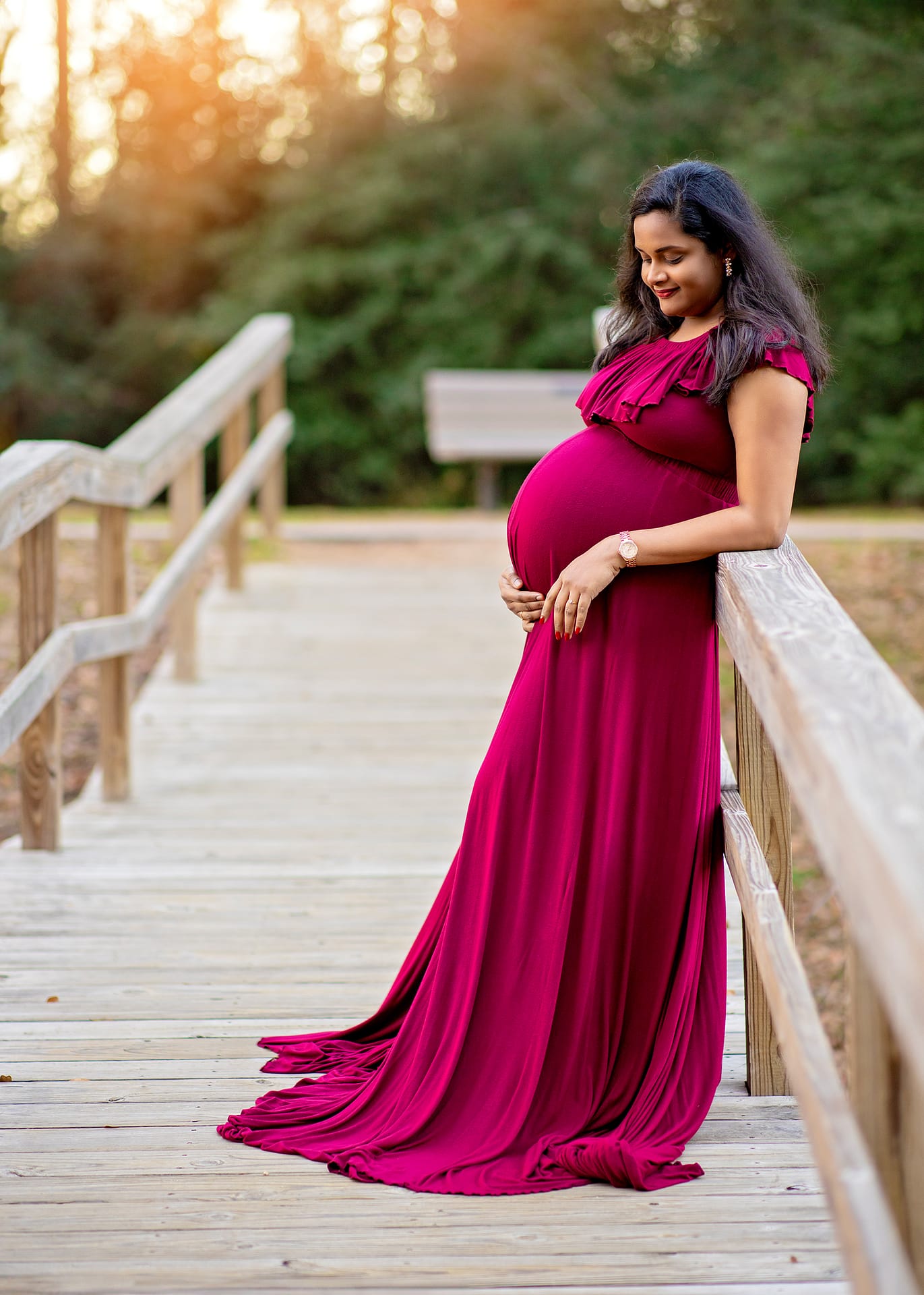 maternity photoshoot in Cypress